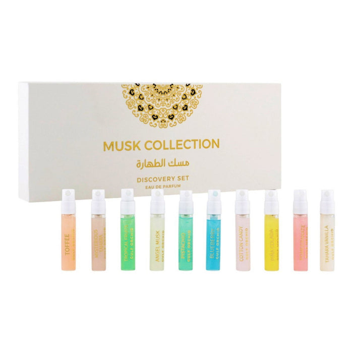 Set Gulf Orchid Musk Collection, pentru femei: apă de parfum, 10 x 2 ml