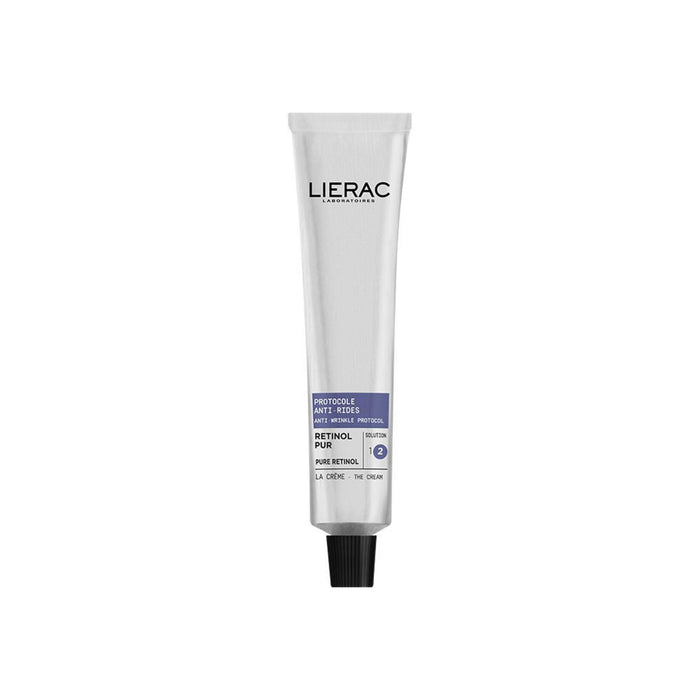 Cremă de față Lierac Protocole Anti-Rides Retinol Pur, antirid, de seară, pentru față și gât, 30 ml