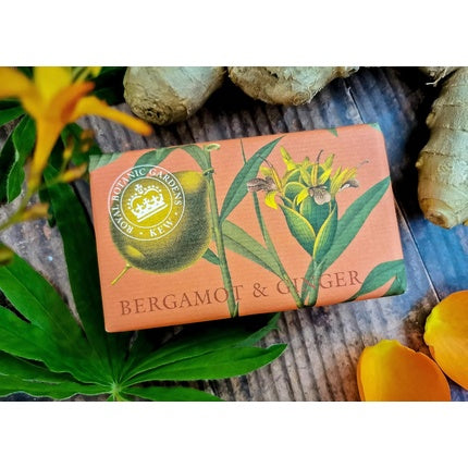 Săpun Solid, The English Soap Company, Bergamot & Ghimbir, Portocaliu