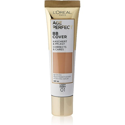 Hidratant Tenta L'Oréal Paris Age Perfect BB Cover 01 Light Ivory 30ml