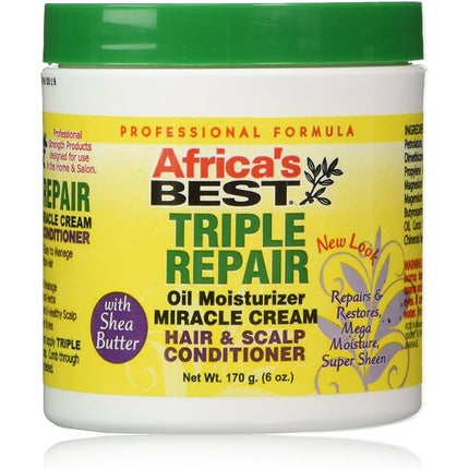 Cremă de păr cu ulei și scalp, Africa's Best, Triple Repair, 170g