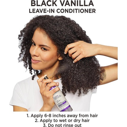 Condiționator fără clătire Carol's Daughter, Black Vanilla, pentru păr uscat și mat, cu aloe vera, vitamina B5 și proteină din grâu, 8 fl oz