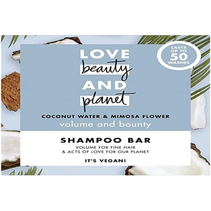 Șampon solid Love Beauty and Planet Volume and Bounty Coconut Water, 100g