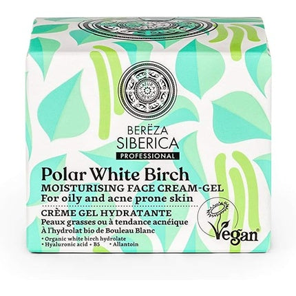 Cremă gel față, Natura Siberica, Polar White Birch, 100g