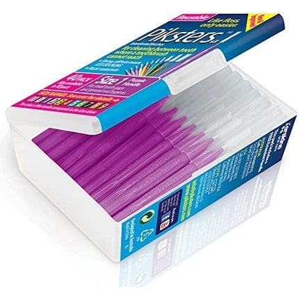 Periuță interdentală Piksters Size 1, culoare violetă, pachet 40 buc