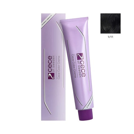 Vopsea de păr, Cece, Color Creme 1/11, mov, 125ml