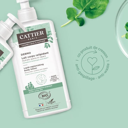 Lapte de corp, Cattier Paris, Dermo, 500ml, alb