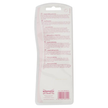 Limanță pedichiură, Wilkinson Sword, dublă, alb-negru
