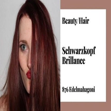 Vopsea de păr, Schwarzkopf, Brillance, mahon strălucitor
