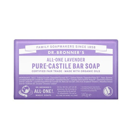 Săpun Dr. Bronner's Lavender, 140g, violete