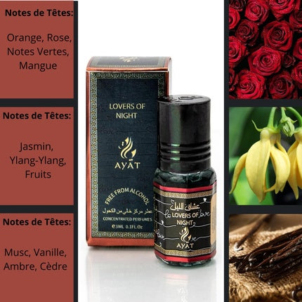 Perfumuri Ayat, set de 12 flacoane de ulei concentrat, 3ml, Halal și Vegan