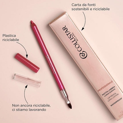 Creion contur buze, Collistar, Professional Long Lasting, Rosu