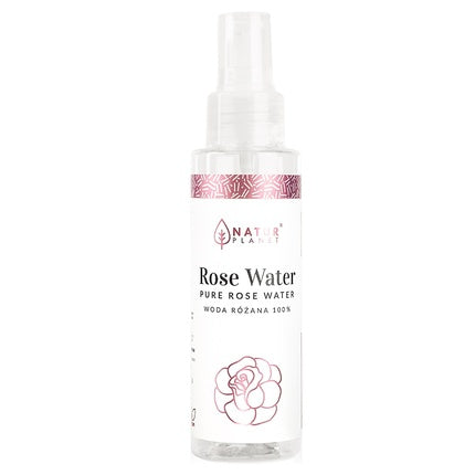 Spray facial cu apă pură de trandafir, Natur Planet, 100 ml