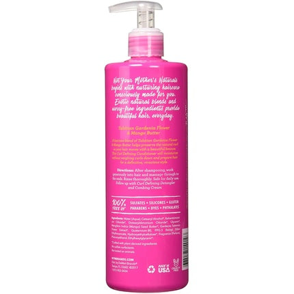 Cremă de styling pentru definirea buclelor, Not Your Mother's Naturals, Tahitian Gardenia Flower & Mango Butter, 473 ml