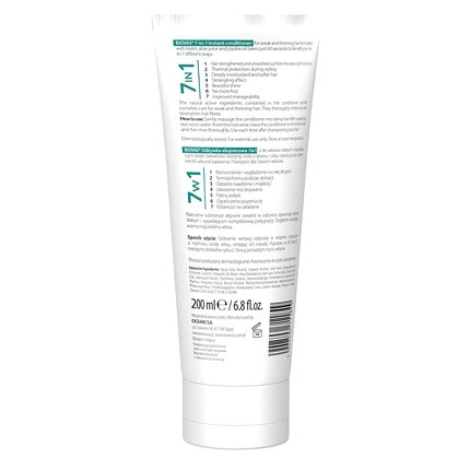 Biovax 7-in-1 Conditioner pentru păr subțire și cădere, 200ml