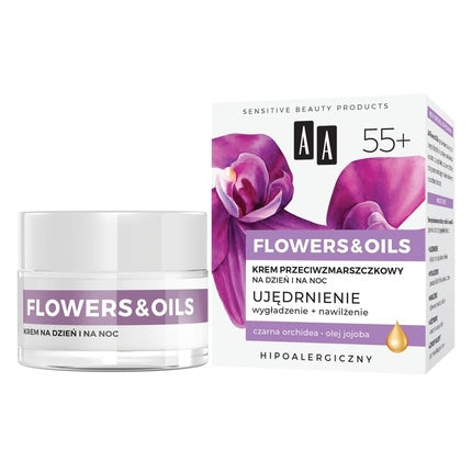 Cremă anti-rid, Aa, 55+, 50ml