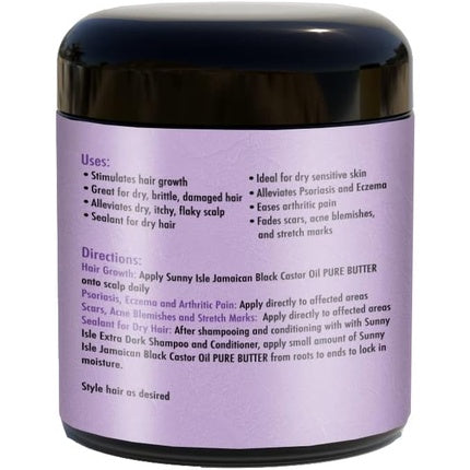 Butter pentru corp, Sunny Isle, Jamaican Black Castor Oil Lavender, 118ml