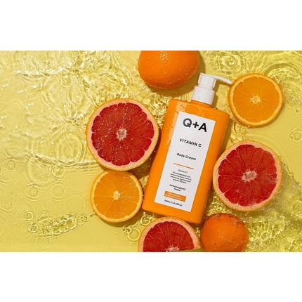 Cremă corp, Q+A, cu Vitamina C, 250ml