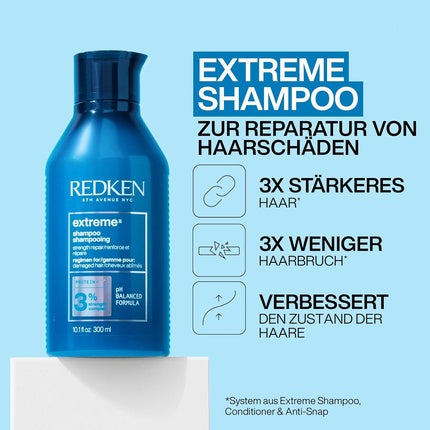 Set Îngrijire Păr, Redken, Extreme, albstru