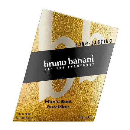 Parfum bărbătesc, Bruno Banani, Man's Best, 30ml, sticlă aurie
