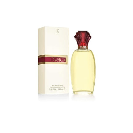 Design by Paul Sebastian Eau de Parfum, 3.4-Ounce, sticlă transparentă cu lichid galben