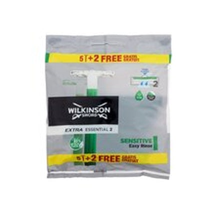 Rasor Wilkinson Sword Extra Essential 2 Sensitive, verde, 1+2 lame gratuite