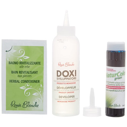 Vopsea de păr, Renee Blanche, NaturColor, negru albastru verde