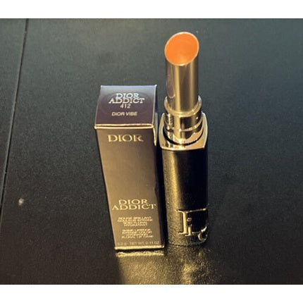 Baton de buze Dior Addict Shine 412 Dior Vibe, culoare portocalie
