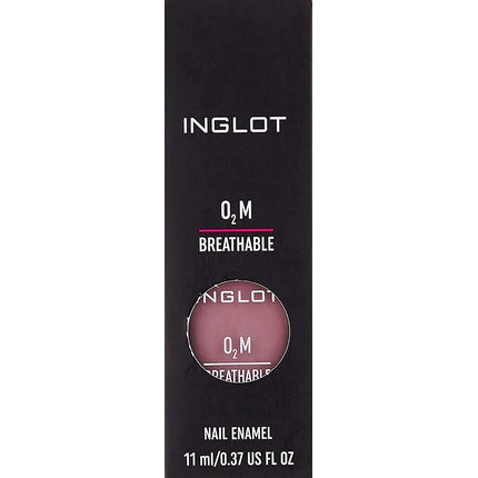 Smalt pentru unghii, Inglot, O2M Breathable Nail Enamel, culoare roz pal