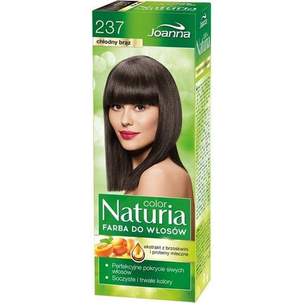 Farbă de păr Joanna Naturia Color 237, Brun rece, ambalaj carton