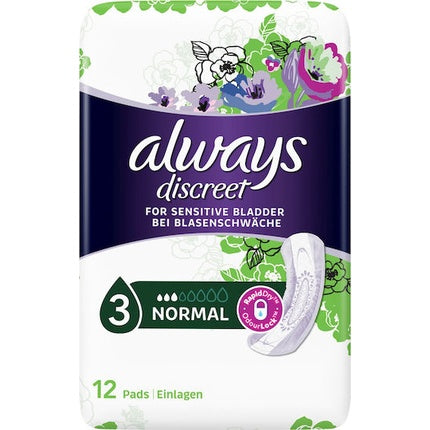 Dispozitive igienice Always Discreet Normal, pachet de 12 bucăți
