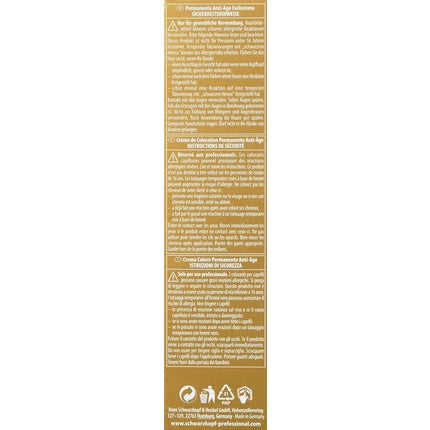 Cremă Colorantă Permanentă, Schwarzkopf Igora, Anti-Age, 6-80 Blond Închis Roșu Natural, 60ml