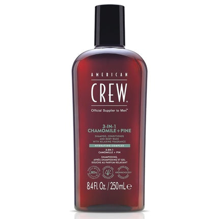 Sampon, Balsam si Gel de Dus 3 in 1, American Crew, 250ml