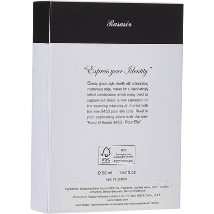 Parfum, Rasasi, Rumz Al Rasasi 9453, 50ml