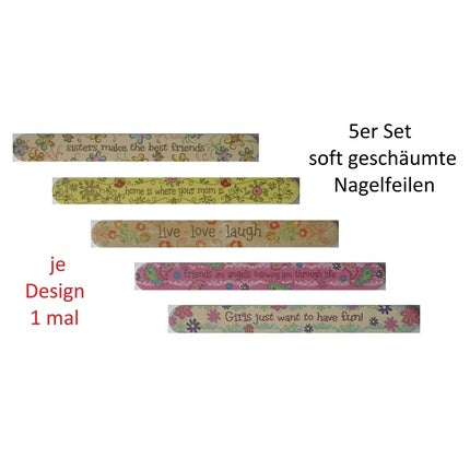 Pila unghii, Jean, design floral, citate