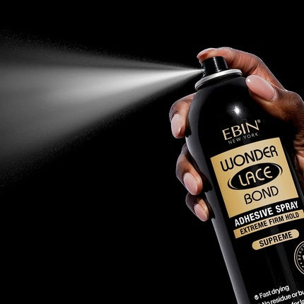 Spray fixativ, Ebin, Wonder Lace Bond, negru, 80ml