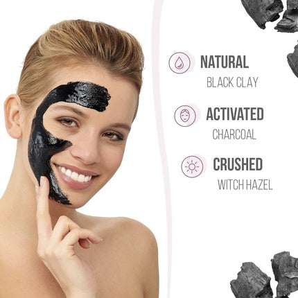 Masca Peel-Off, 7th Heaven, Argilă Neagră, 10ml