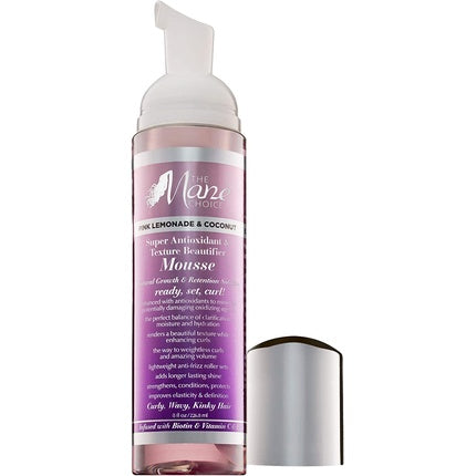The Mane Choice Pink Lemonade & Coconut Super Antioxidant Mousse, roz, 8oz
