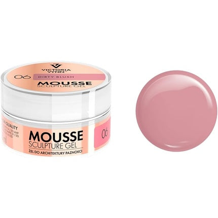Gel sculptura unghii, Victoria Vynn, Mousse Sculpture Gel, culoare Dirty Blush, capacitate 15ml