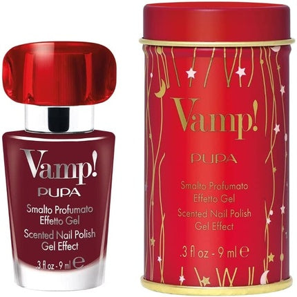 Smalt de unghii, PUPA Vamp!, 217 Bordeaux Cherry, gel efect, miros plăcut
