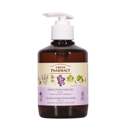Gel curățare față, Elfa Pharm, cu salvie, 270ml