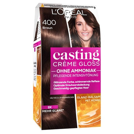 Vopsea de păr, L'Oréal Paris, Casting Crème Gloss 400, maro