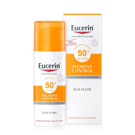 Fluid de protecție solară, Eucerin, Pigment Control LSF 50+, 50ml