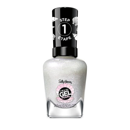 Sally Hansen Miracle Gel Pearl, Culoare Argintie cu Luciu Perlat, 14.8 ml