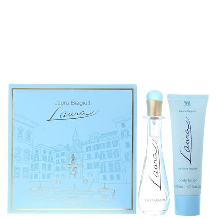 Set Parfum Laura Biagiotti Laura, Apa de Toaletă și Lotiune Corporală, 25ml + 50ml