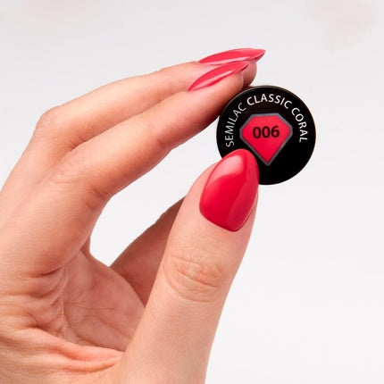 Lac de unghii, Semilac, 006 Classic Coral, 7ml