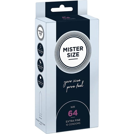 Prezervative Mister Size XXL, ultra-subțiri, 10 bucăți