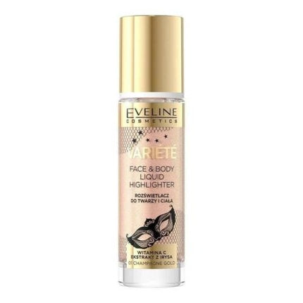 Iluminator lichid, Eveline Makeup, Variete, Champagne Gold, 30ml