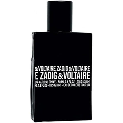 Eau De Toilette Zadig & Voltaire This Is Him!, 50ml, negru