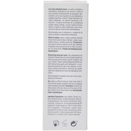 Gel crema hidratant si reparare, ISDIN, Acniben Repair, 40ml